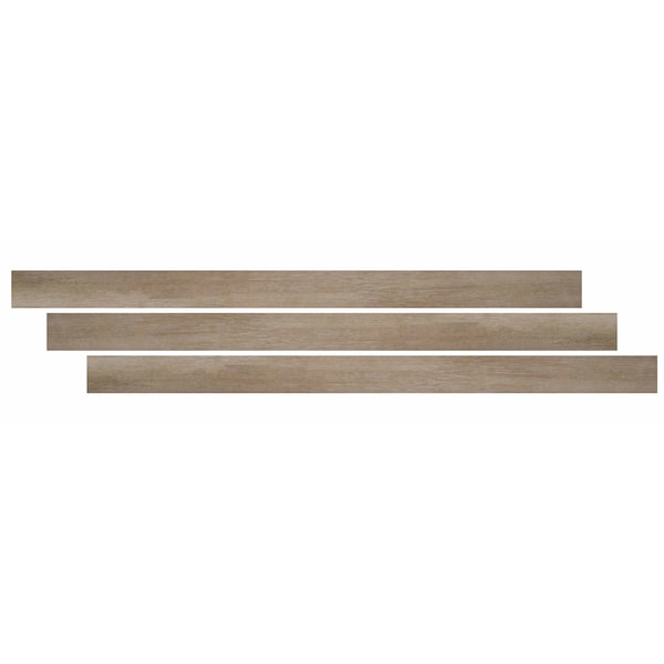 Ackland 0.75 in. T x 94 in. L x 2.75 in. W Refined Oak Luxury Vinyl Flooring Trim Flush Stair Nose AKVTVREOA-FSN - main